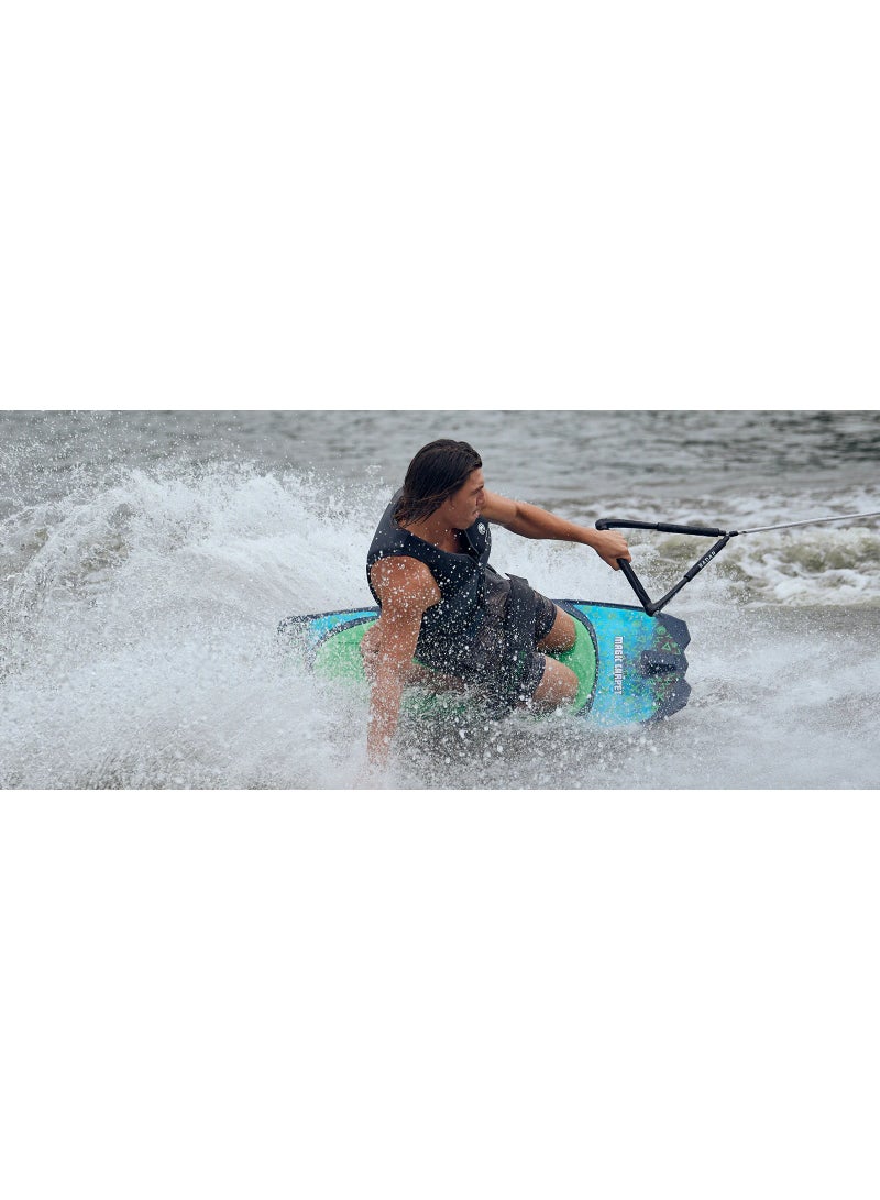 RADAR - Magic Carpet Kneeboard - Teal / Fluorescent Green - Image 3